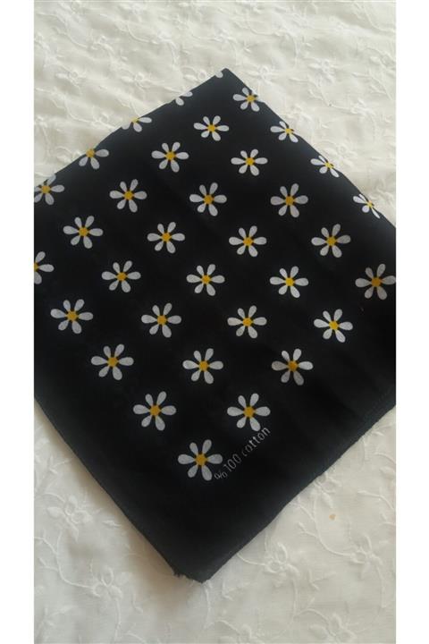 ART BUTİK Papatya Desenli Fular