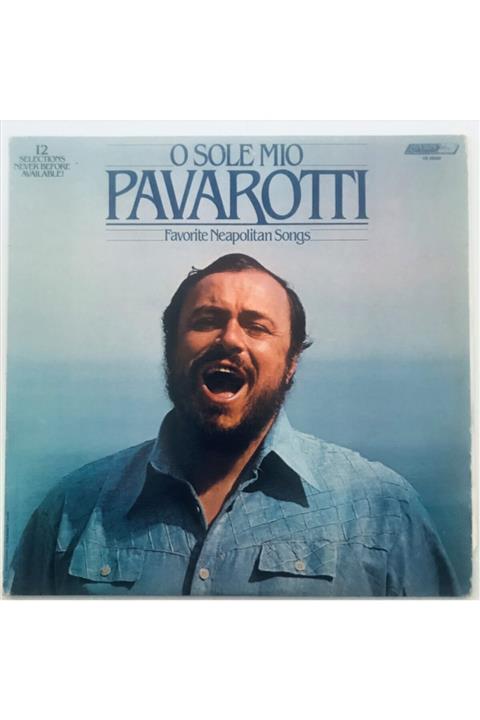 ALP PLAK Luciano Pavarotti  – O Sole Mio (favourite Neapolitan Songs) Plak / Lp