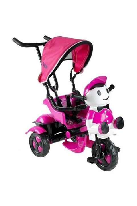 Coco Store Babyhope 125 Yupi Triycle 3 Tekerli Kontrollü Bisiklet Pembe