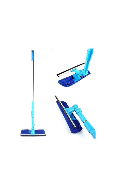 Marnem Cam Silme Aparatı - Teleskopik Çekçekli Mikrofiberli - Dev Boy