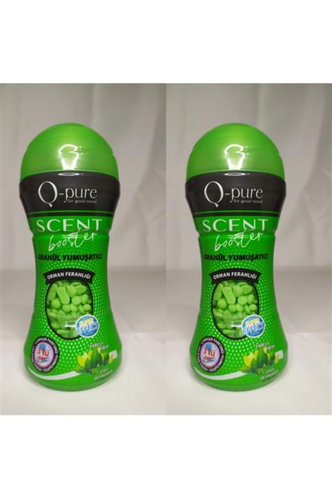 QPURE Granül Çamaşır Yumuşatıcı Orman Ferahlığı 210 Gr X 2'li Avantaj