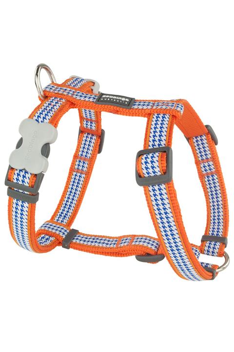 RedDingo Fang It Desenli Turunucu Köpek Göğüs Tasması 25 Mm