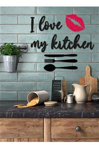 Bold Grup I Love My Kitchen Mutfak Dekorasyonu Duvar Yazısı Tablo