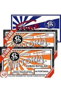 Viktoria Portakal 2pk+fiske Sabitleme 1pk Kumaş Boyası