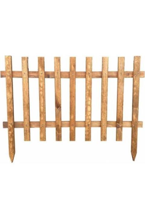 Evene Bahçe Çitleri Bahçe Dekorasyonları Ahşap Çiti Doğal Organik Çit 100x74
