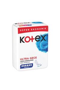 Kotex Ultra Gece Hijyenik Ped 18'li