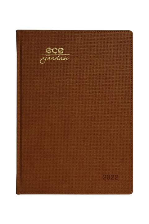 Ece Ajanda Sı - 2022 Sahil Koleksiyonu - Çeşme 19,5x28 Taba