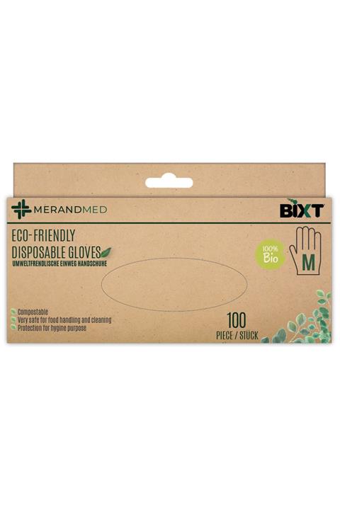 merandmed Bio Eldiven Şeffaf 1 Kutu M Beden (kutu Içi 100 Adet)