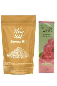 Newleaf Beyaz Kil 500 G Ve Rosewater Gül Suyu(katkısız) 370 Ml