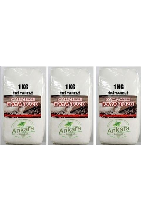 Ankara Baharat Çankırı Tuzu Tane Doğal - 3 Kg