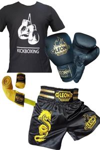 By Leon 1982 Siyah Kicksboks  Ekipmanları