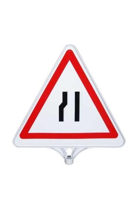 FM Trafik Soldan Daralan Yol Tabelası (tek Taraflı)