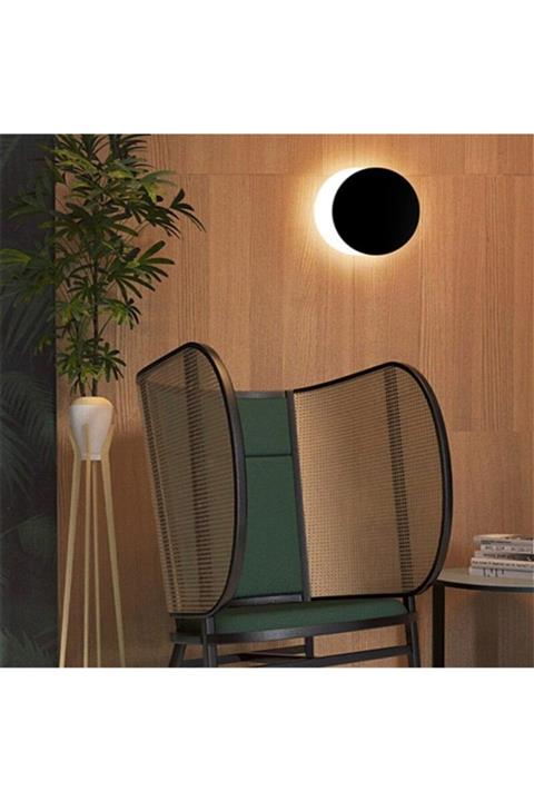 voxlamp 20cm Ledli Hareketli Ay(eclipse) Duvar Aplik 20cm