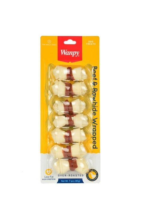 Wanpy Köpek Ödülü Deri Üzerine Sığır Eti Ve Ördek Eti Sarılı 85gr 016