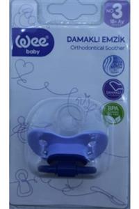 Wee Baby Renkli Damaklı Emzik No:3 Mavi 18 Ay K:109