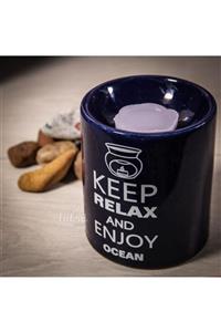 iyibifikir Keep Calm Buhurdanlık Okyanus - Ocean Oil Burner