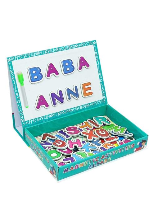 Burnis Toy Gerçek Manyetik Alfabe Aktivite 99