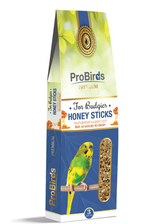 PRO BİRDS 3'lü Ballı Muhabbet Krakeri