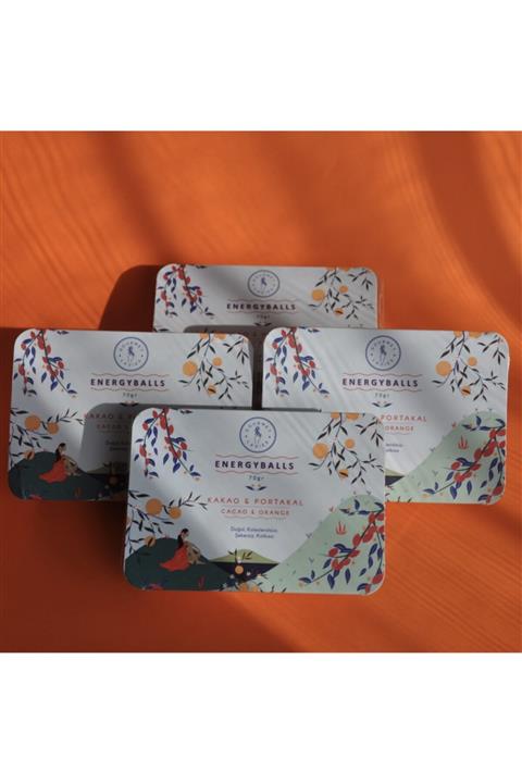 Gourmet Ladies Kakao & Portakal Energy Balls 70gr X 4