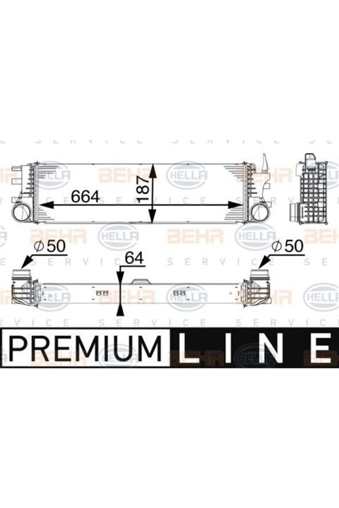 ÖZGÜÇYEDEK Turbosarj Radyatoru V-class W447 14 Vıto W447 14