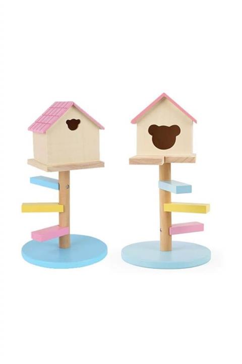ERT Hamster Evi Ahşap No 521 Pembe
