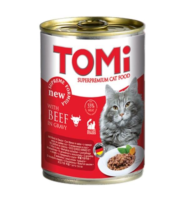 Tomi Sığır Etli Yetişkin Kedi Konservesi 400 Gr X 12 Adet