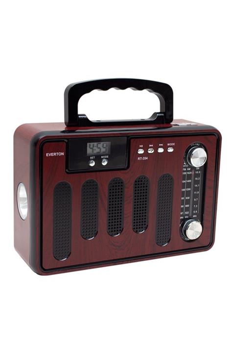Tailanur Everton Rt-354bt Usb/sd/fm/aw/sw/aux/bluetooth Destekli Nostaljik Müzik Kutusu