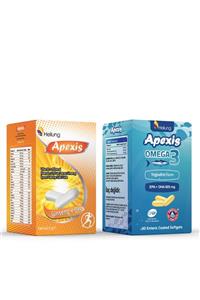 Apexis Multivitamin + Q10+ginseng Tablet & Omega 3 Balık Yağı 30 Softgel