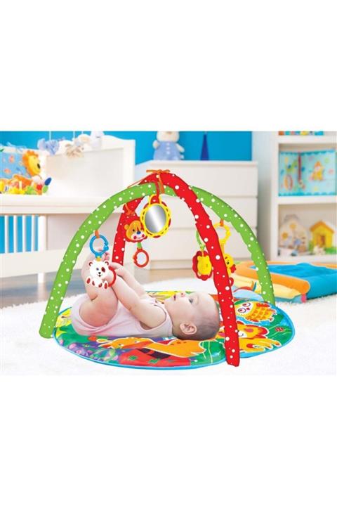 Furkan Toys Babies Sevimli Orman Bebek Oyun Halısı Aynalı Müzikli