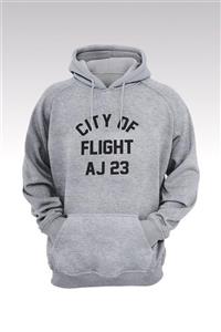 Tonny Mood Unisex Gri Kapüşonlu Sweatshirt