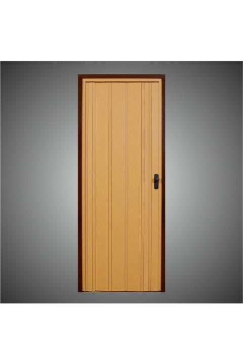Penguen Akordiyon Katlanır Kapı 12 mm Meşe Camsız En 72 cm  Boy 220 cm