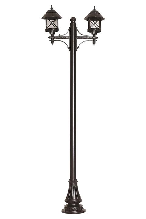 Avonni Avonnı Bdr-68199-2bsy-m2 Siyah Boyalı Dış Mekan Aydınlatma E27 Çelik Boru Abs Polikarbon Cam 80x26cm