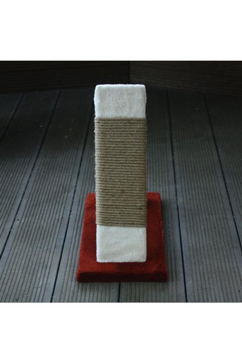 Strong Pet Beyaz Üçgen Kedi Tırmalaması - 20x40x40