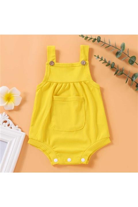Little Honey Bunnies Sarı Romper
