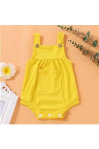 Little Honey Bunnies Sarı Romper