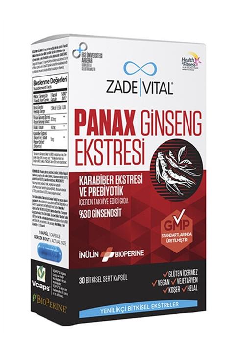 Zade Vital Panax Ginseng Extract 30 Kapsül