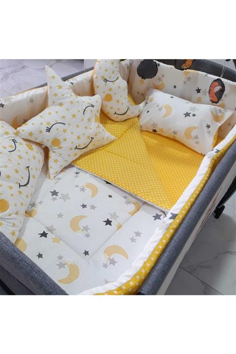uykucubebe Sarı Besik Uyku Seti 60x120 5023