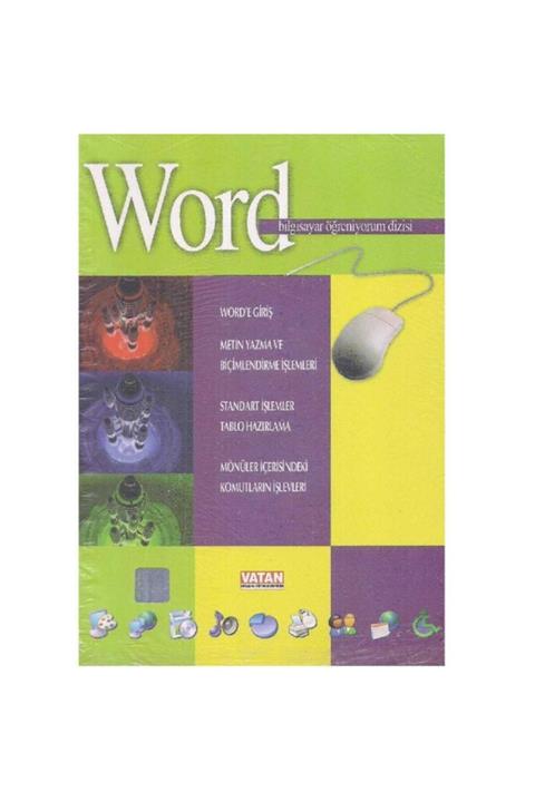 KitapSever Word - Cd'li-bilgisayar Öğreniyorum Dizisi