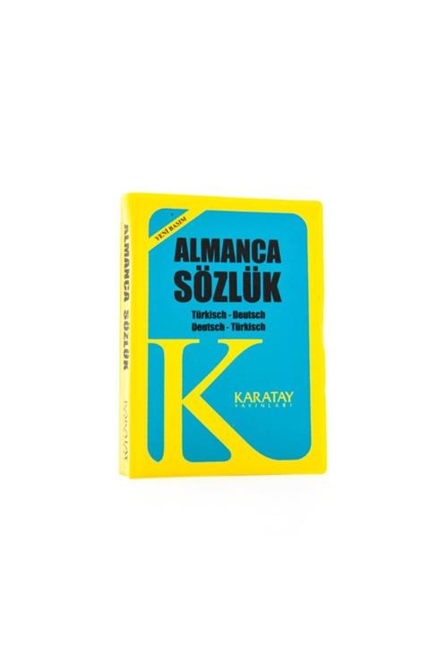 Karatay Yayınları 4e Almanca Sözlük Cep Tipi Plastik 1.hamur Karatay Yayınevi 153-08-3772