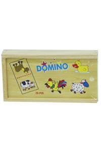 Burnis Toy Toys Sunman Ahşap Domino Hayvan Figürlü Fırsat