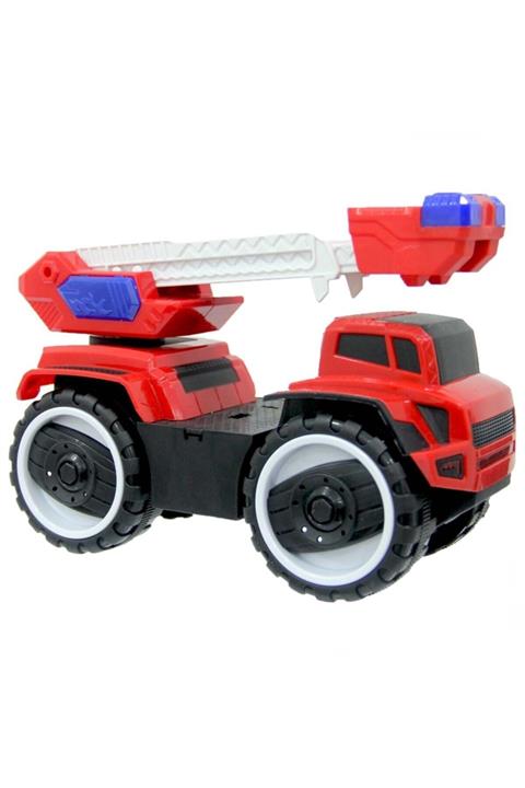 Burnis Toy Toys Fire Rescue Sesli Işıklı Sürtmeli Itfaiye Fırsat