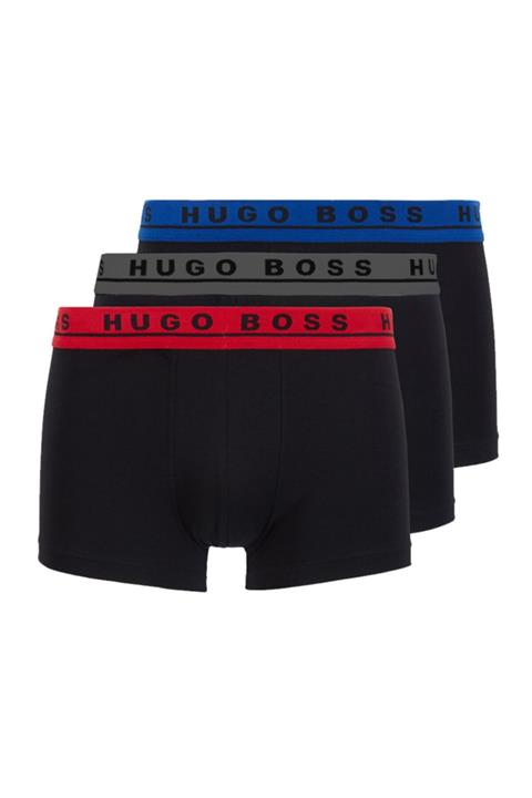 Hugo Boss Erkek Siyah Boxer 3'lü