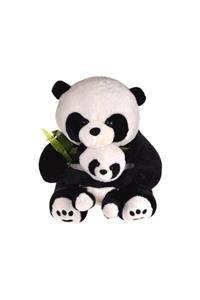 Can Ali Toys Peluş Yavrulu Panda 40 Cm