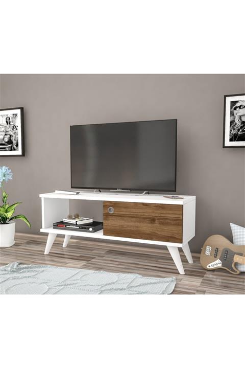 Ankara Mobilya Bena Mobilya Efe Beyaz Haliç 90 Cm Tv Sehpası