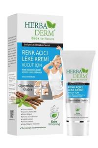 Herbaderm Vücut Beyazlatıcı Krem 60 Ml Renk Düzensizlikleri Ve Koyu Leke Karşıtı