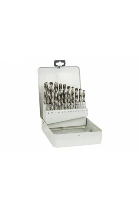 GFB Matkap Ucu Seti (fully Ground-beyaz) 1 Mm-13 Mm / 25 Pcs Set - 1563