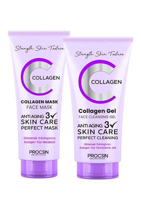 Procsin Kolajen Maske ve Temizleme Jeli Paketi
