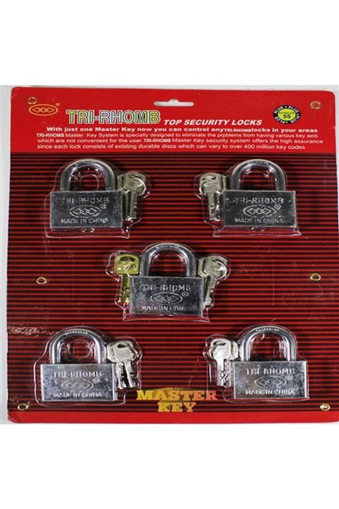 Master Asma Kilit Seti 5 Adet