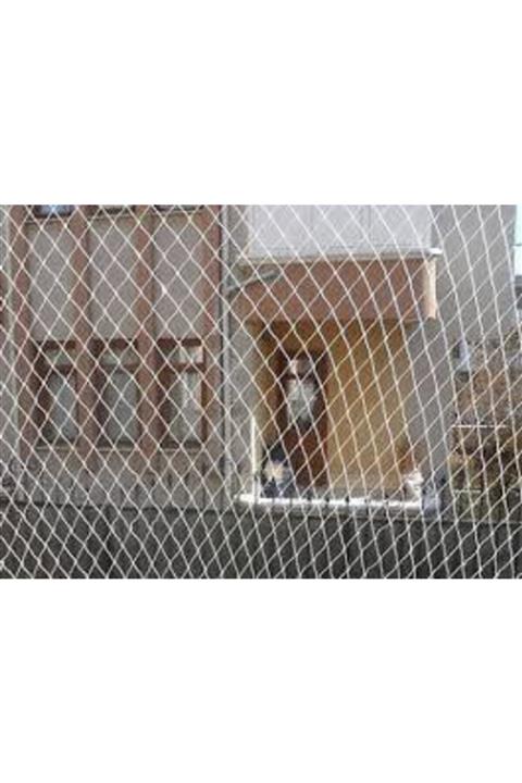 ÜNALLARTARIM Kedi Filesi 2,50 X 10 Metre Kedi Koruma Filesi Balkon Filesi Balkon Ağı 1 Milim Kedi Filesi