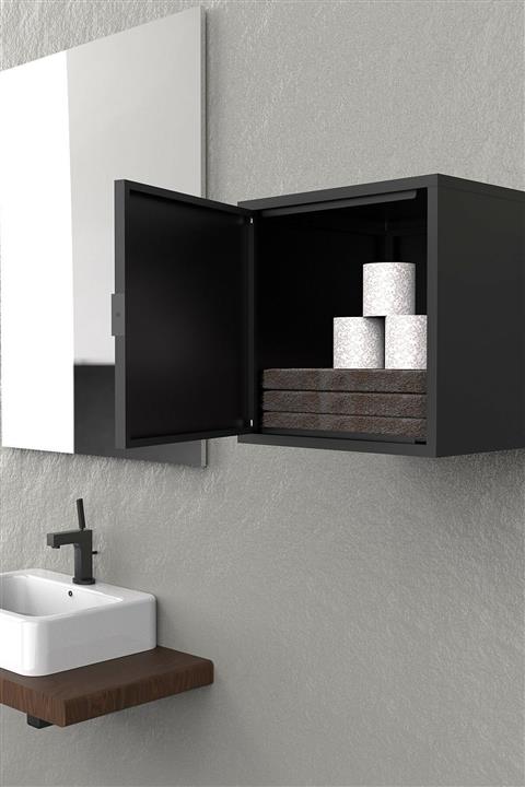 wugge Demonte Küp Metal Dolap Siyah 35 x 35 x 35 Wda00004b